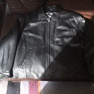 Brand New Men’s Sz XXL Black Leather Jacket